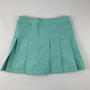 Birdie Womens Skirt Pleated Green Zip Size 6